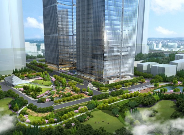 上海國際財富中心：浦東金橋金色中環(huán)帶甲級雙子寫字樓