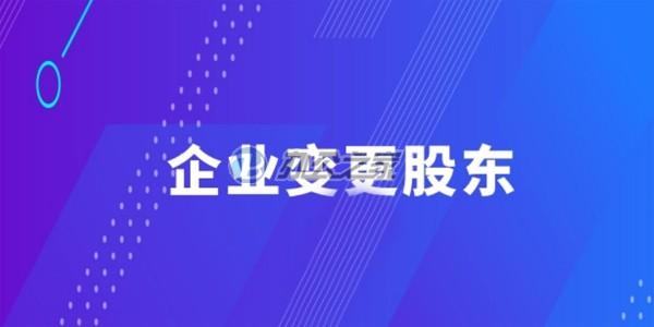 22"上海公司变更股东的在线流程是什么？"