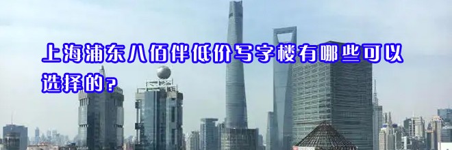 22"上海浦东八佰伴低价写字楼有哪些可以选择的？"