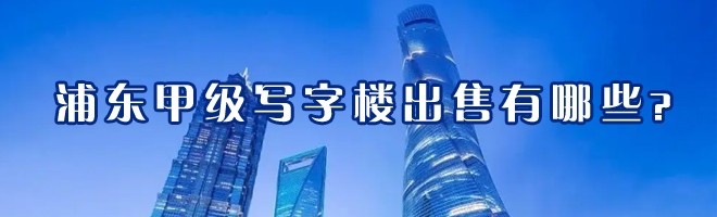 22"浦东甲级写字楼出售有哪些？"